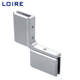 Pivot Shower Hinges Inline Panel Mount Frameless Glass Door Hinge L-2352
